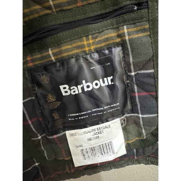 Barbour Classic Eskdale Jacket Men's Size M - Picture 4 of 4